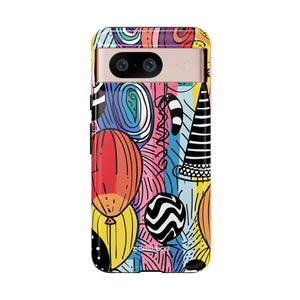 Vibrant Party Whimsy | Protective Phone Case for Google Pixel