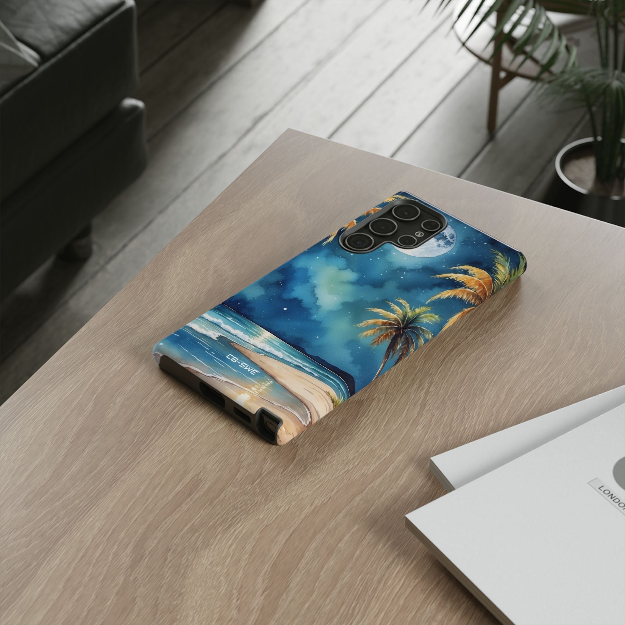 Moonlight Kisses Waves - Samsung Case