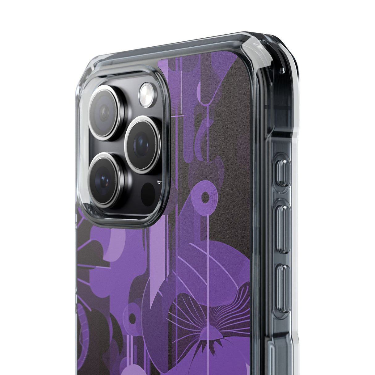 Pantone Ultra Violet | Handyhülle für iPhone (Clear Impact Case – magnetisch) 