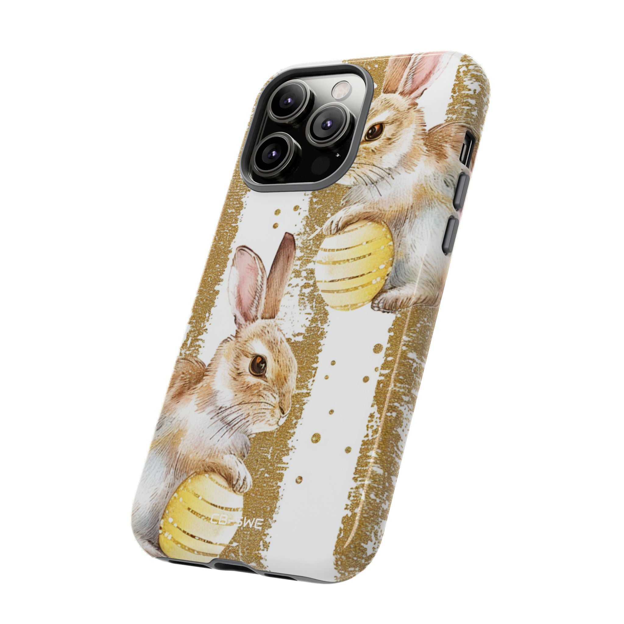 Bunnies Hold Eggs - iPhone Case