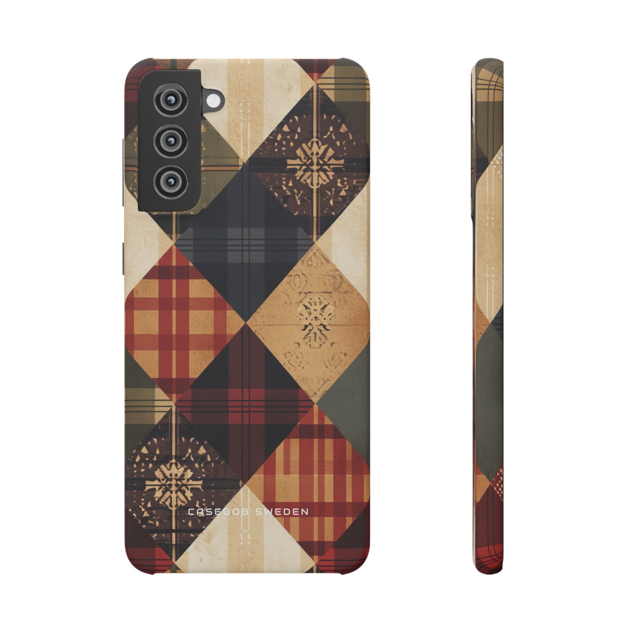 Rustic Geometric Patchwork Harmony Samsung S21 - Slim Phone Case