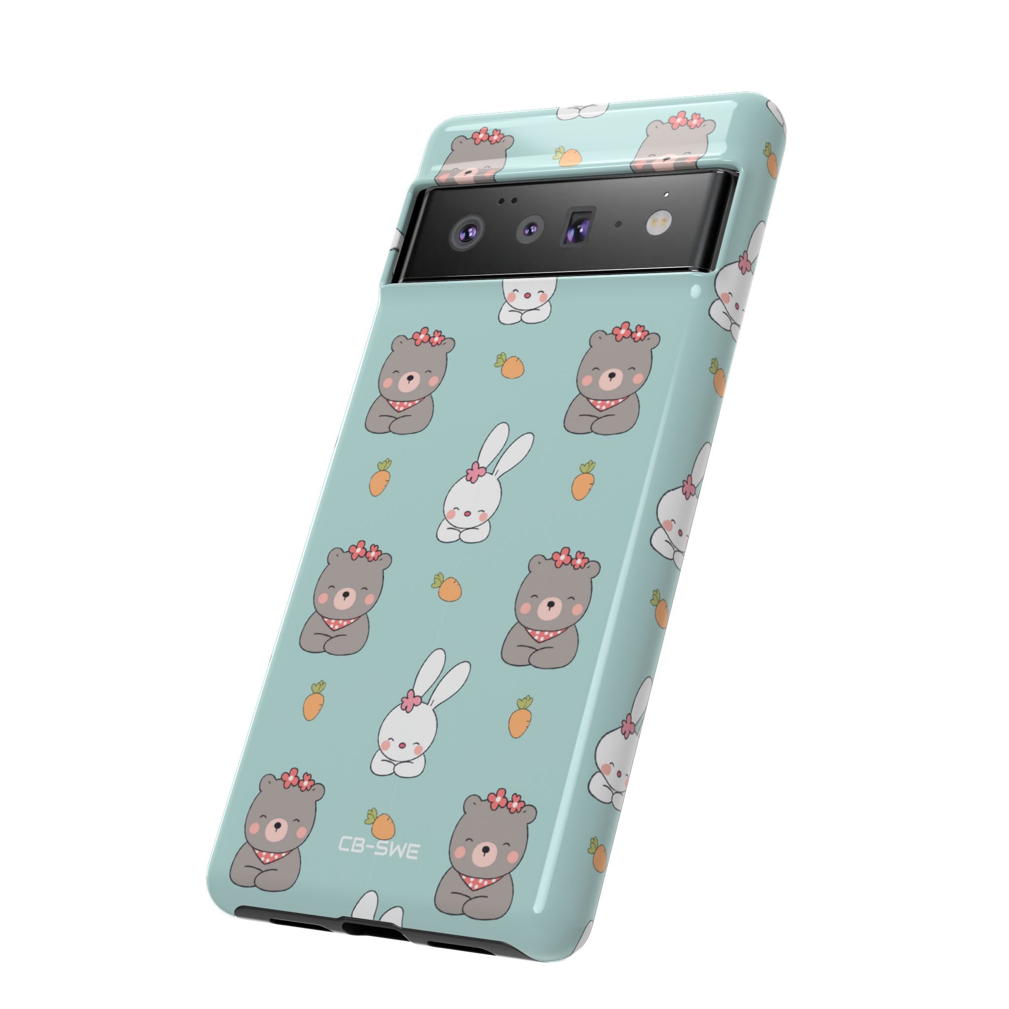 Bunnies Gather Carrots - Google Pixel Case