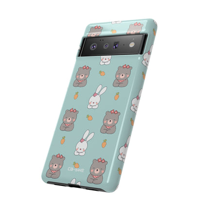 Bunnies Gather Carrots - Google Pixel Case
