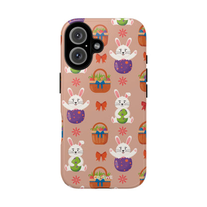Bunnies Hold Eggs - iPhone Case