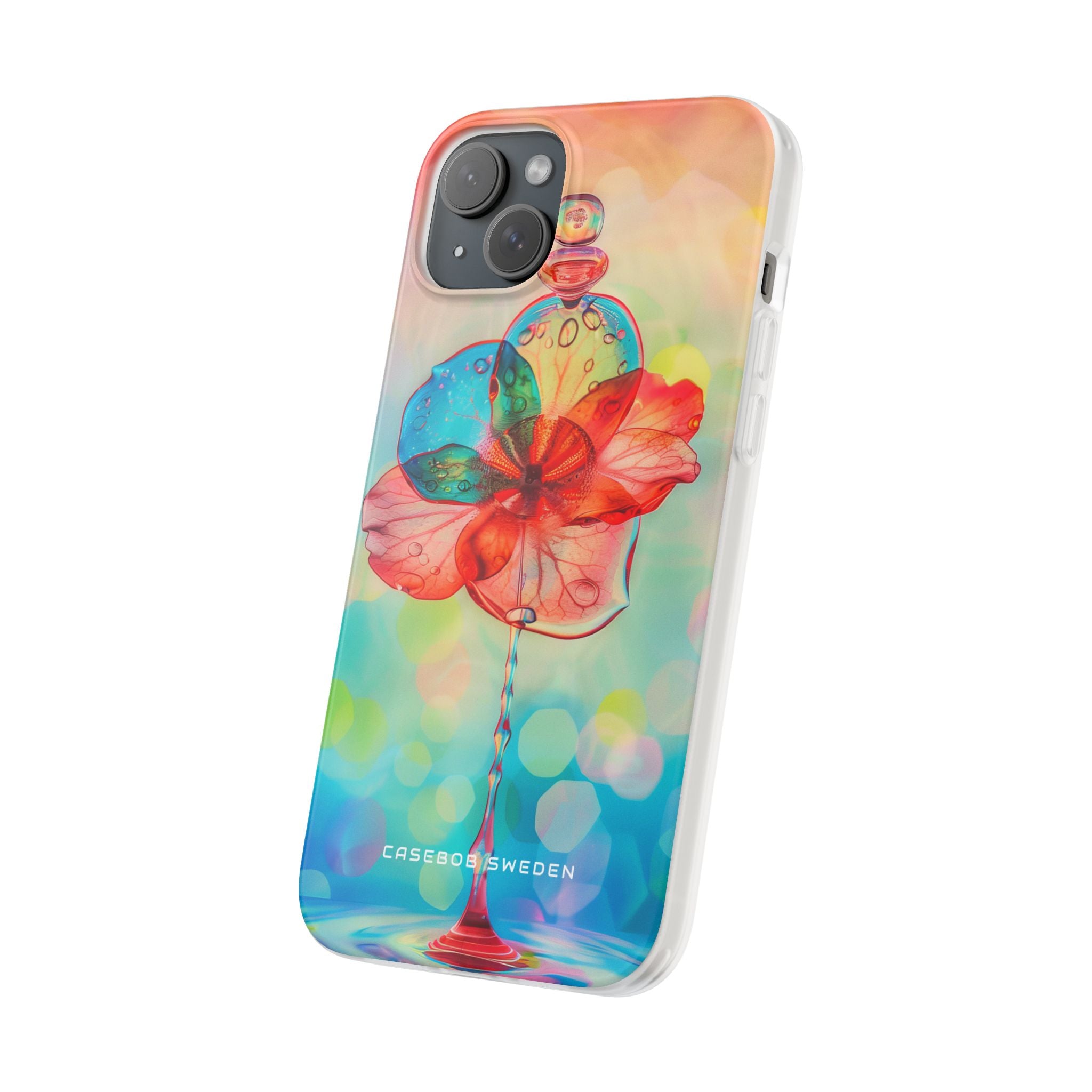 Ethereal Glass Flower iPhone 15 - Flexi Phone Case