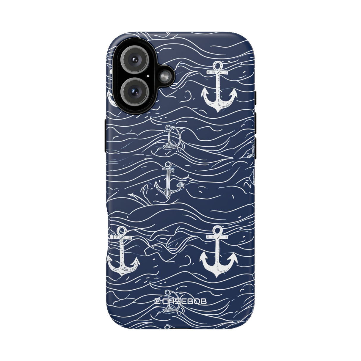 Nautical Whimsy: Anchors and Waves - for iPhone 16