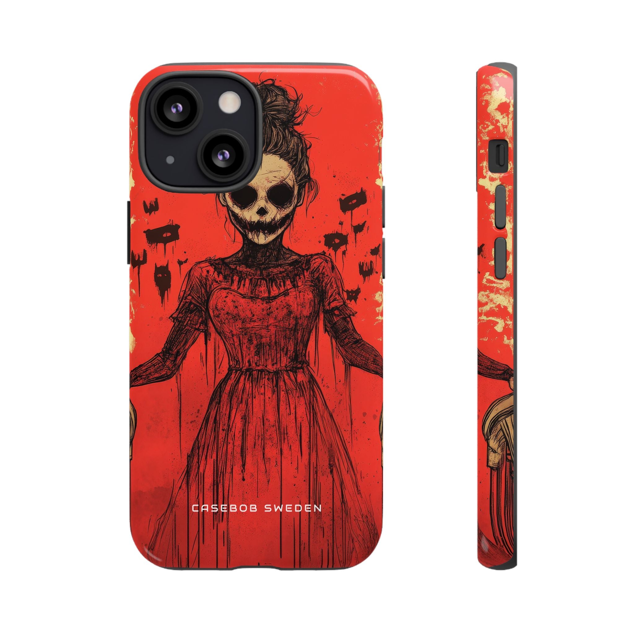 Haunting Scarlet Descent iPhone 13 - Tough Phone Case