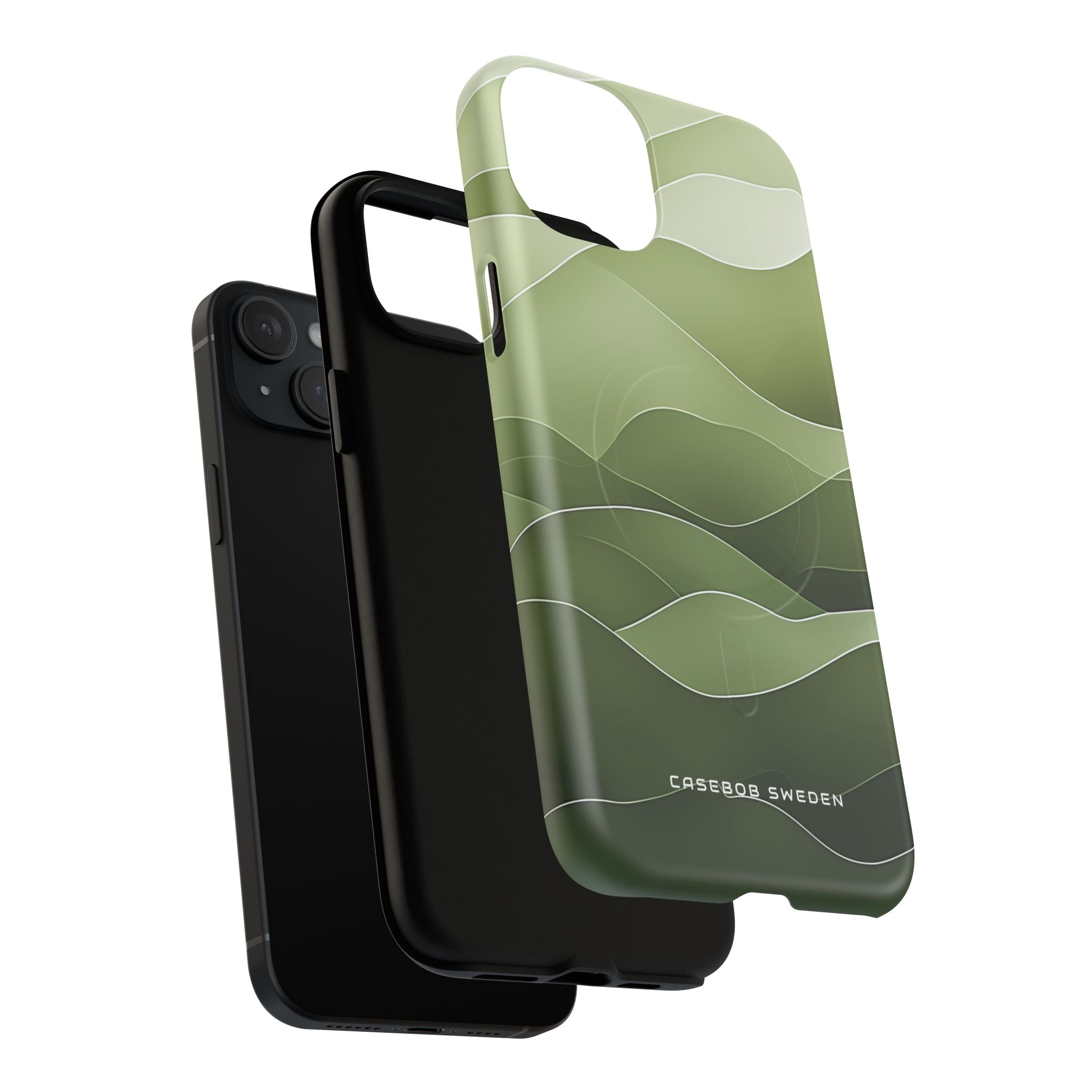 Gradient Emerald Drift iPhone 15 | Tough+ Phone Case