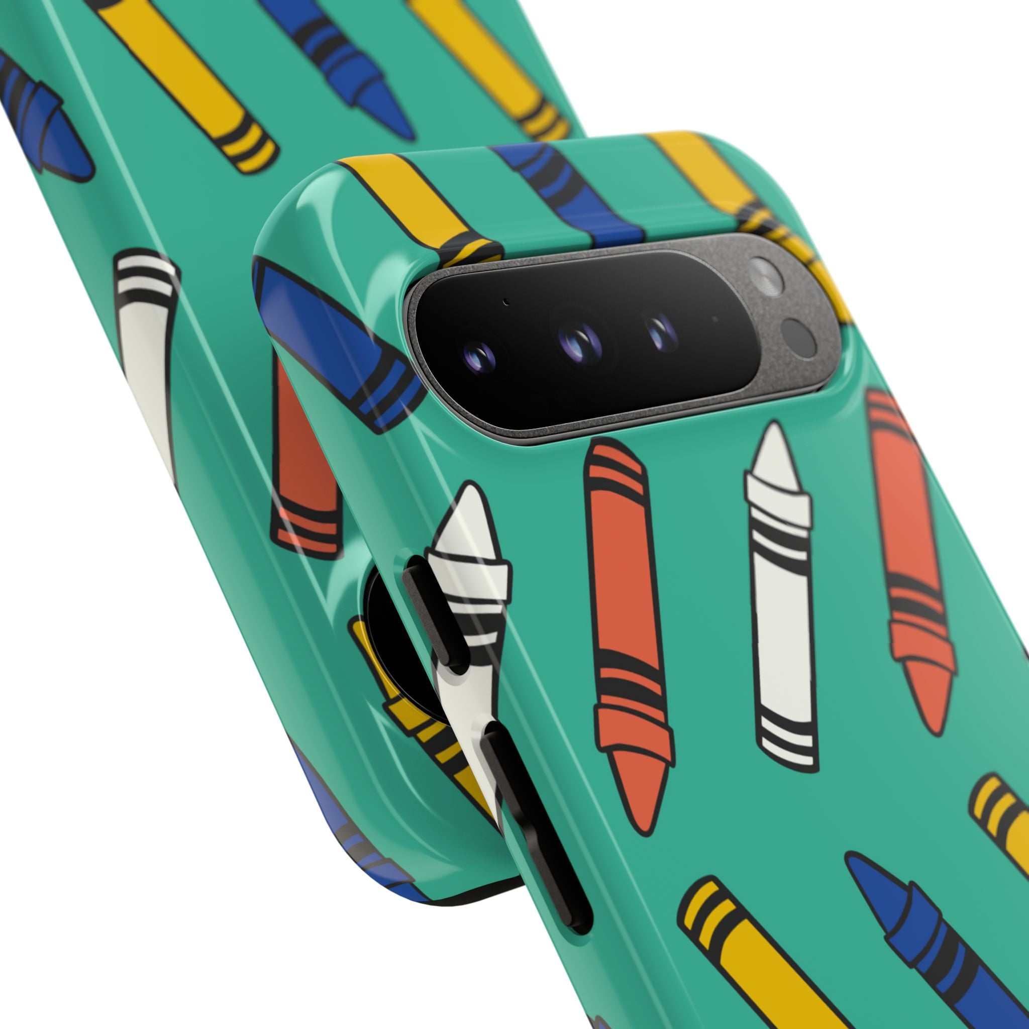 Crayons Dance Playfully - Google Pixel Case