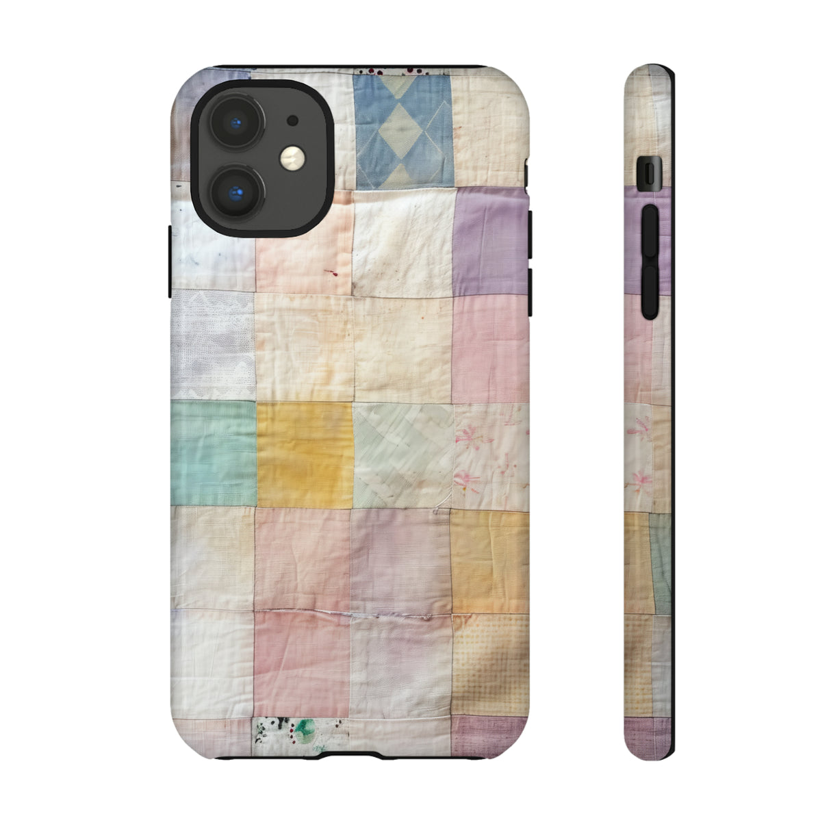 Pastel Quilt Patchwork - Protective Phone Case