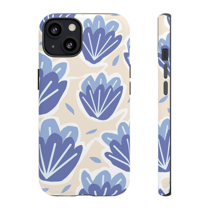 Light Blue Happy Flower - Protective Phone Case