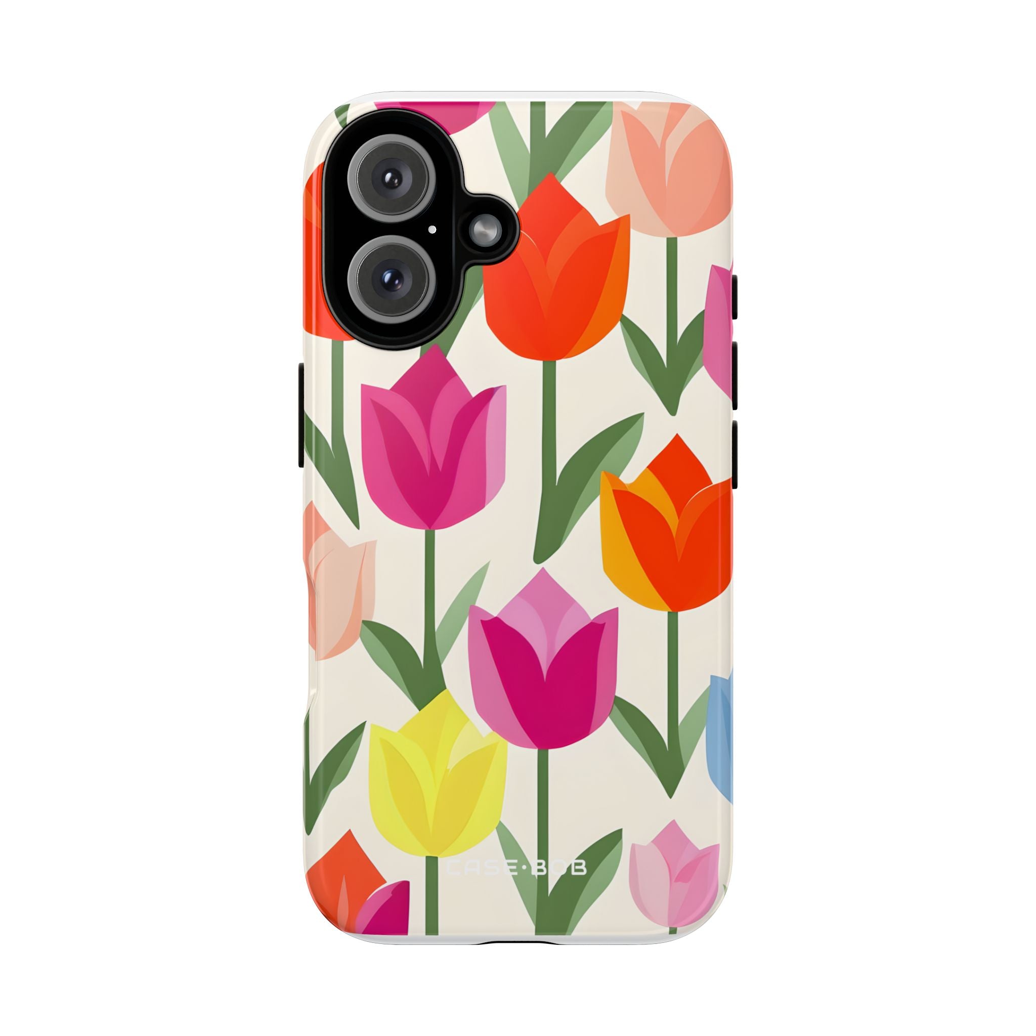 Tulip Harmony Green iPhone 16 Case - Tough
