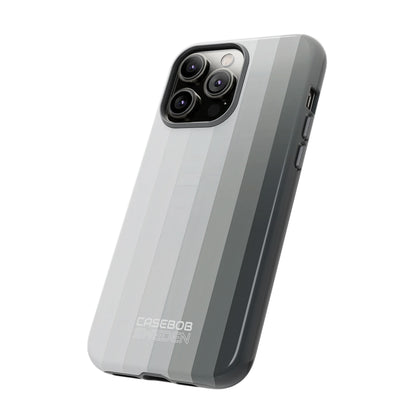 Strisce a gradiente argento iPhone 14 - Tough