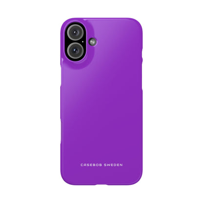 Dark Orchid iPhone 16 - Slim Phone Case