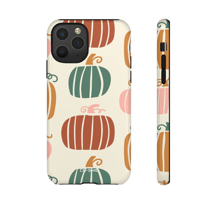 Whimsical Pumpkin Harmony - iPhone Case