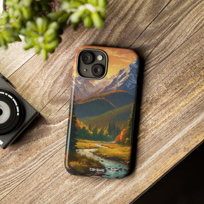 Mountain Reflections Glimmer - iPhone Case