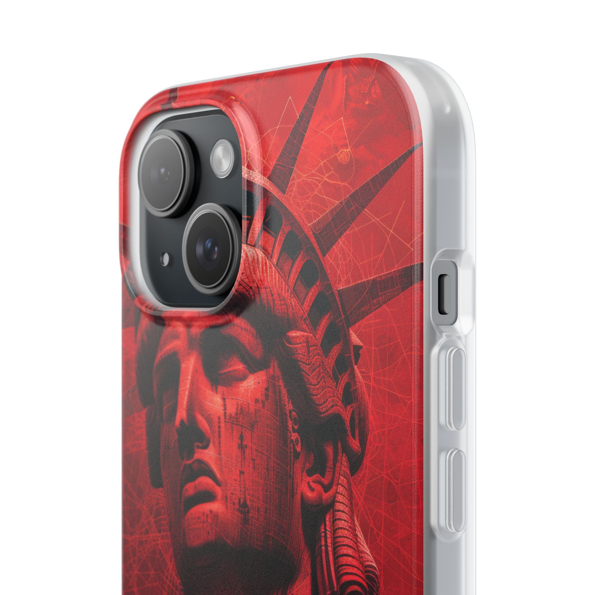 Zen Red Liberty Vision iPhone 15 - Flexi Phone Case