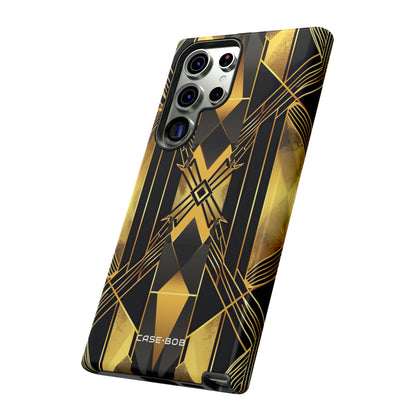 Golden Diamond Radiance Samsung S23 Ultra Case - Tough