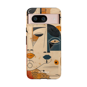 Cubist Introspection | Protective Phone Case for Google Pixel