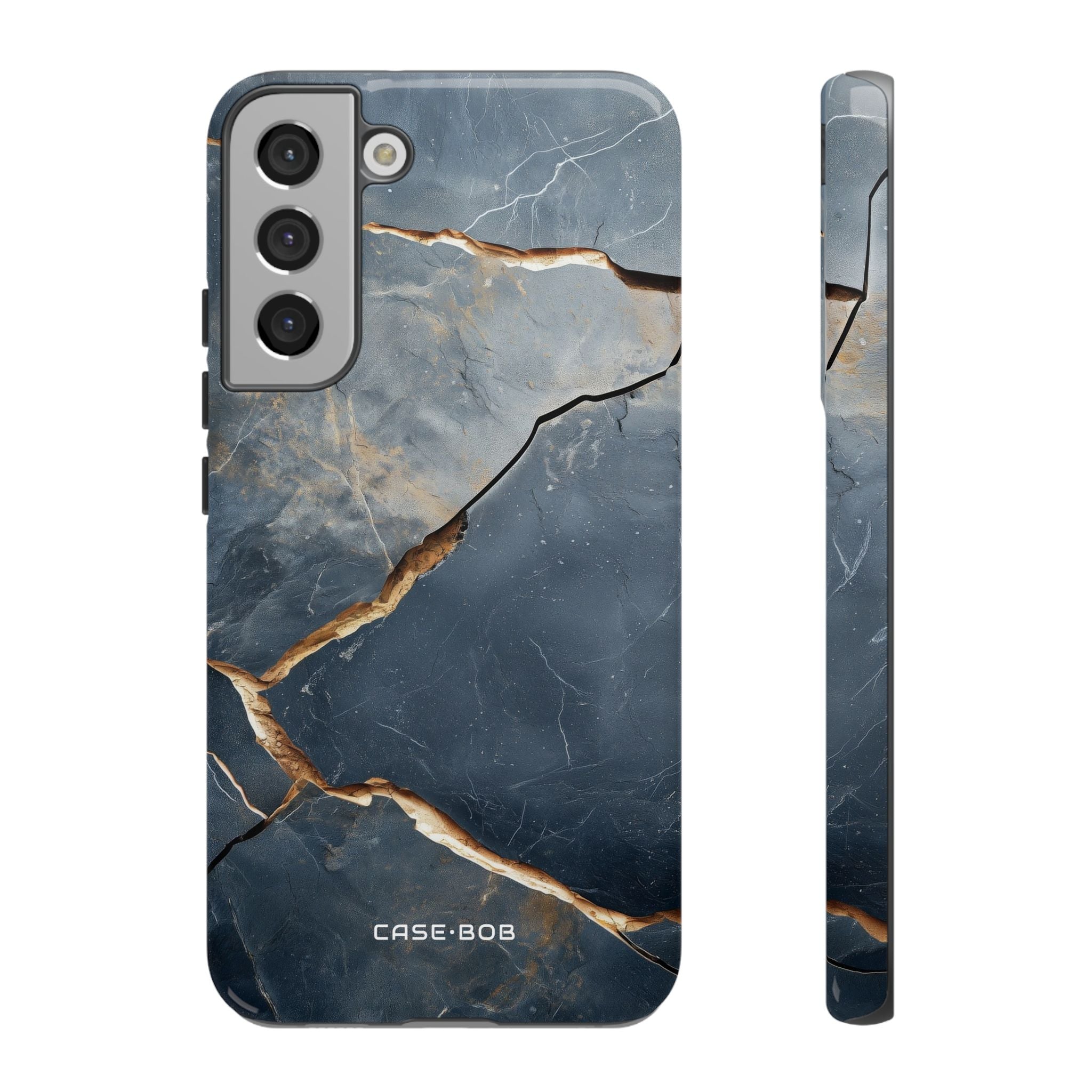 Jagged Vein Navy Samsung S22 Plus Case - Tough