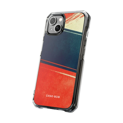 Blue Diagonal Motion iPhone 14 Case - Impact
