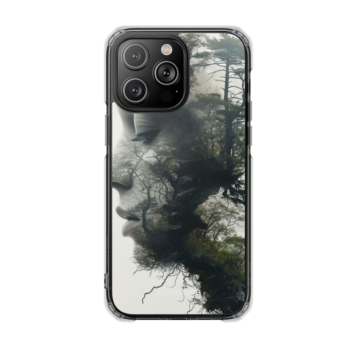 Serene Symbiosis - Phone Case for iPhone (Clear Impact - Magnetic)