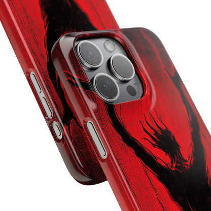 Crimson Despair iPhone 15 - Slim Phone Case