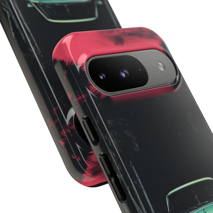 Retro Futuristic Nightscape - Google Pixel Case