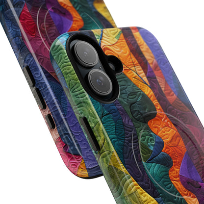 Harmonized Faces and Nature Fusion iPhone 16 | Tough+ Phone Case