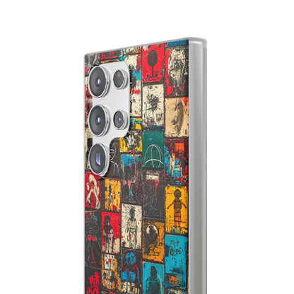 Figured Grid Samsung S23 Ultra Case - Soft