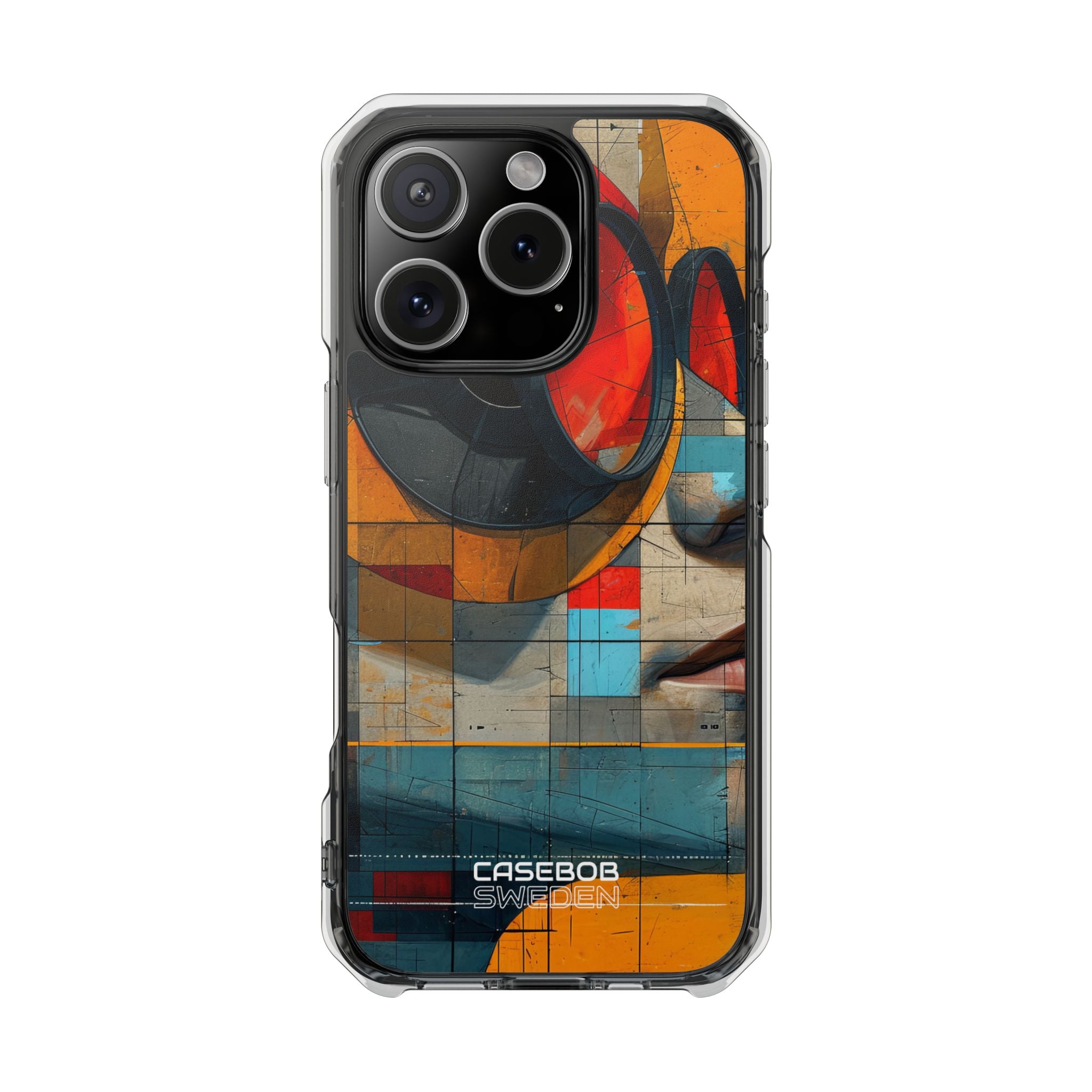 Futuristic Cubist Visions iPhone 16 - Impact Clear+