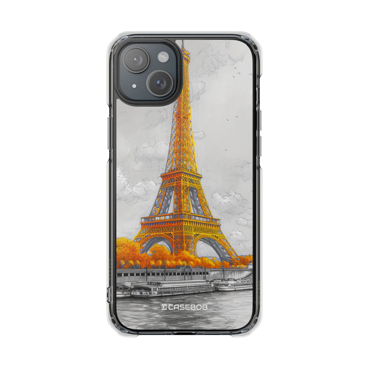 Autumnal Parisian Glow - Phone Case for iPhone (Clear Impact - Magnetic)