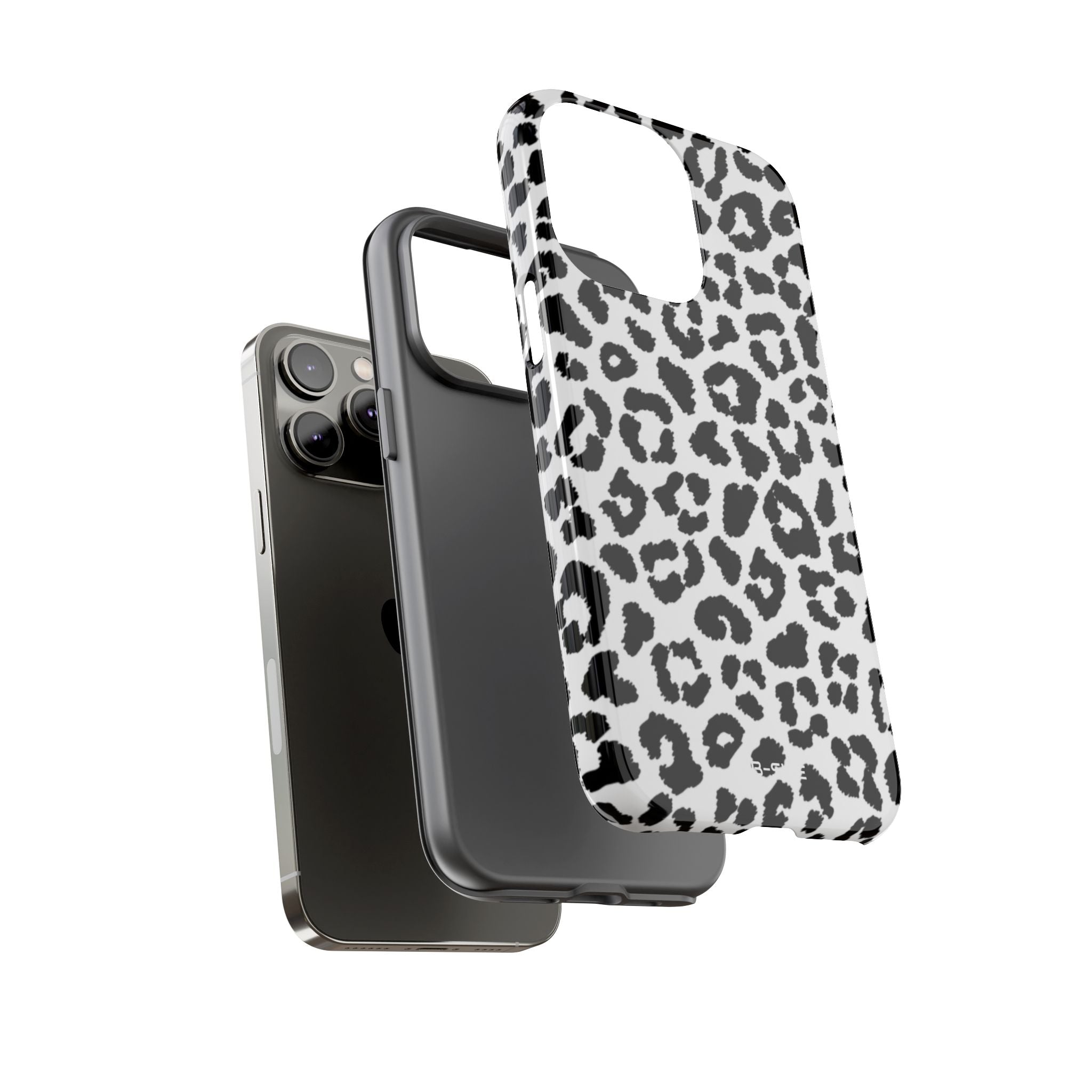 Monochrome Leopard Essence - iPhone Case