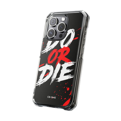Intense Typography Contrast iPhone Case - Impact