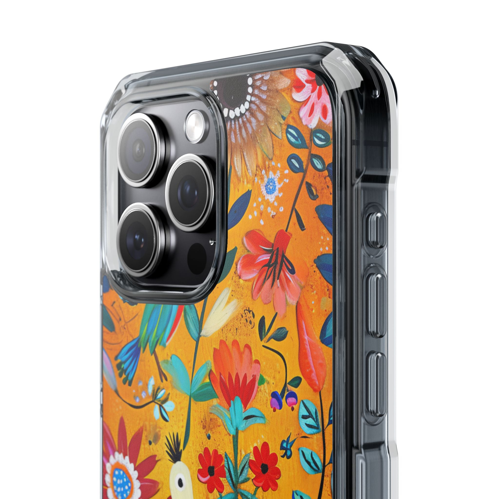 Whimsical Vintage Nature Harmony iPhone 15 - Clear Impact Phone Case