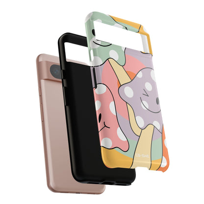 Playful Mushroom Friends - Google Pixel Case