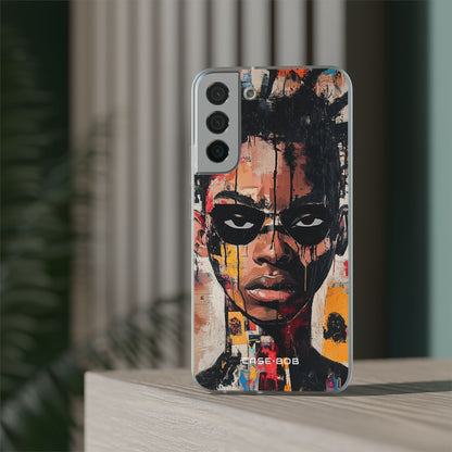 Masked Portrait Drips Samsung S22 Plus Case - Soft