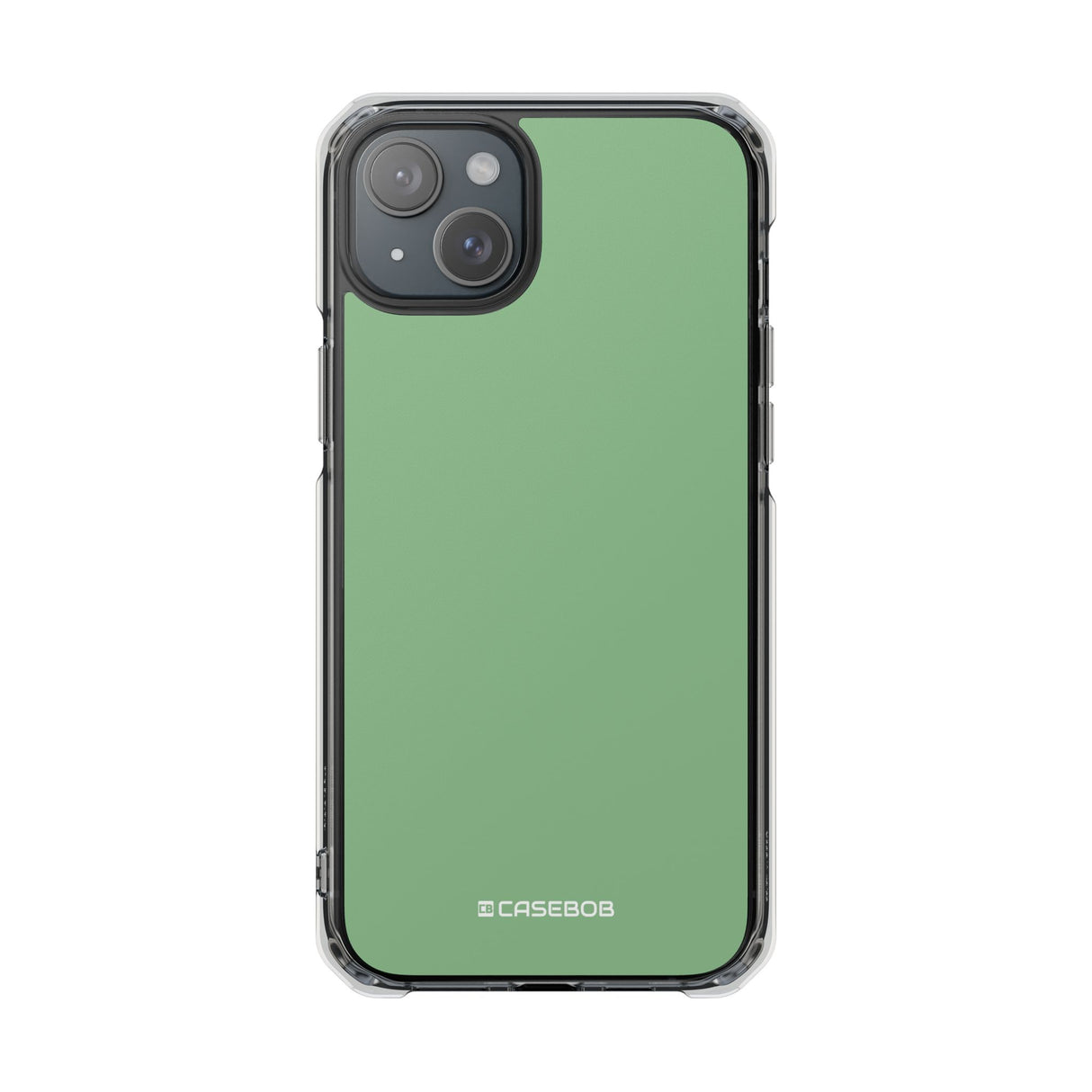 Dark Sea Green | Phone Case for iPhone (Clear Impact Case - Magnetic)