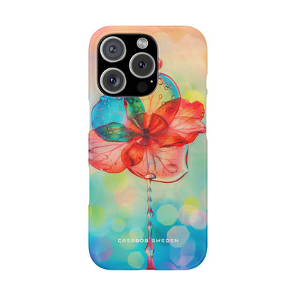 Ethereal Glass Flower iPhone 16 - Slim Phone Case