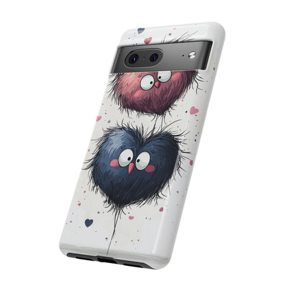 Fluffy Hearts Embrace - Google Pixel Case