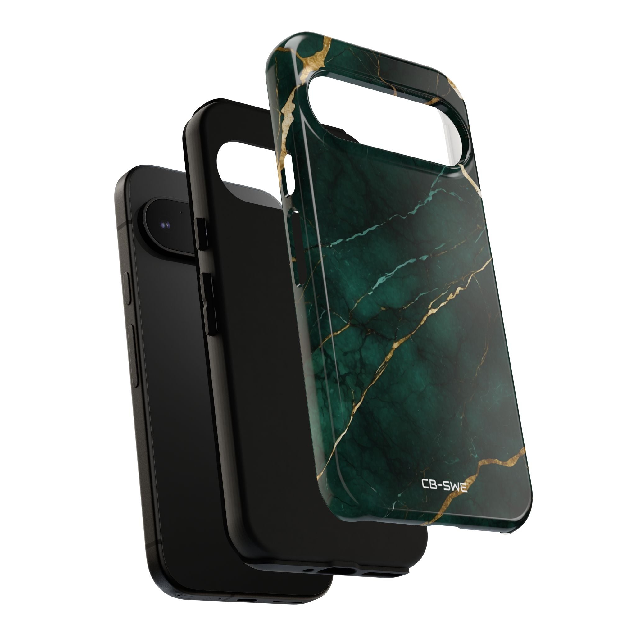 Emerald Veins Flow - Google Pixel Case