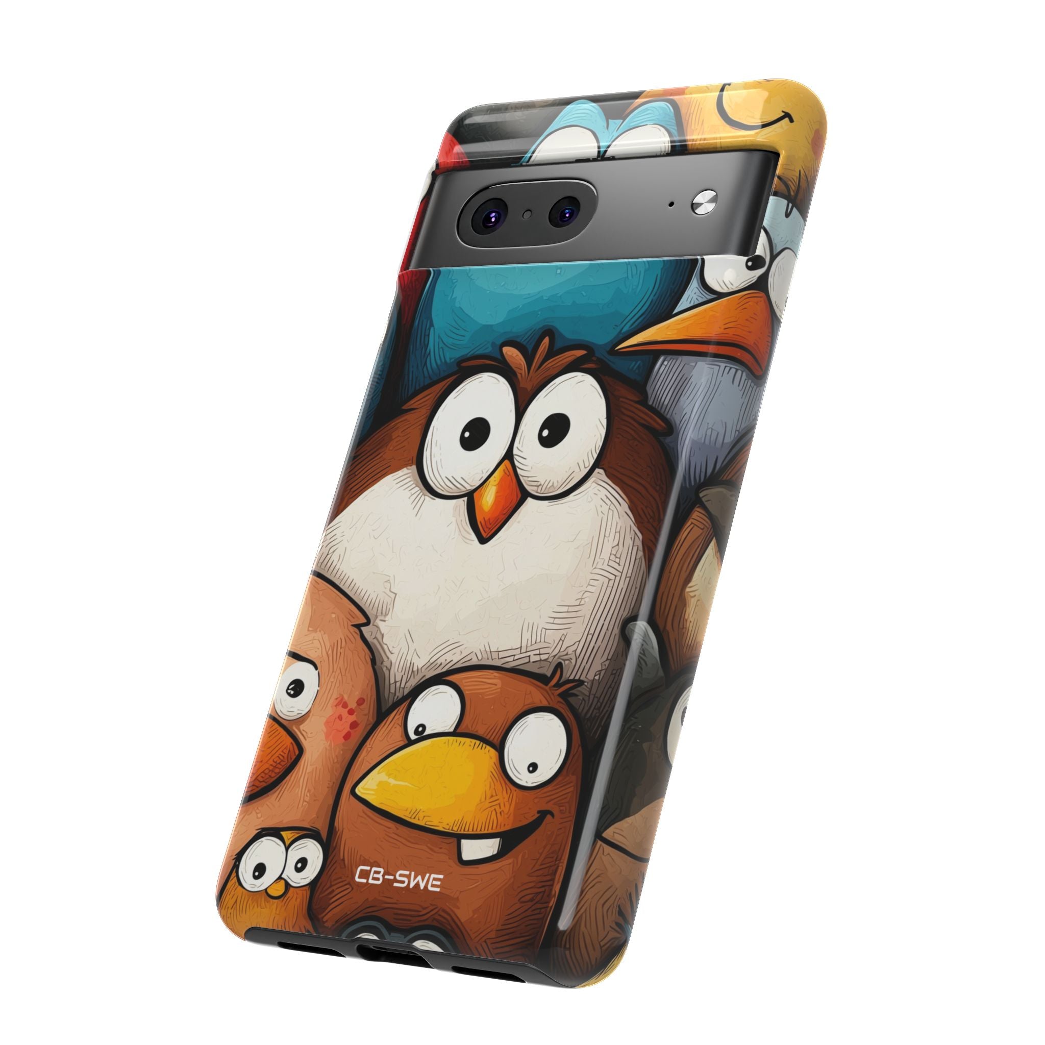 Whimsical Birds Gather - Google Pixel Case