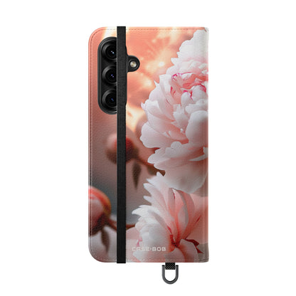 Peony Moonlight - Samsung S25+ Case - Wallet