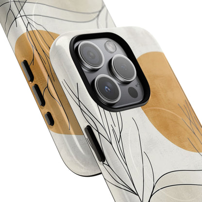 Orange Halo iPhone 15 Pro Case - Tough+