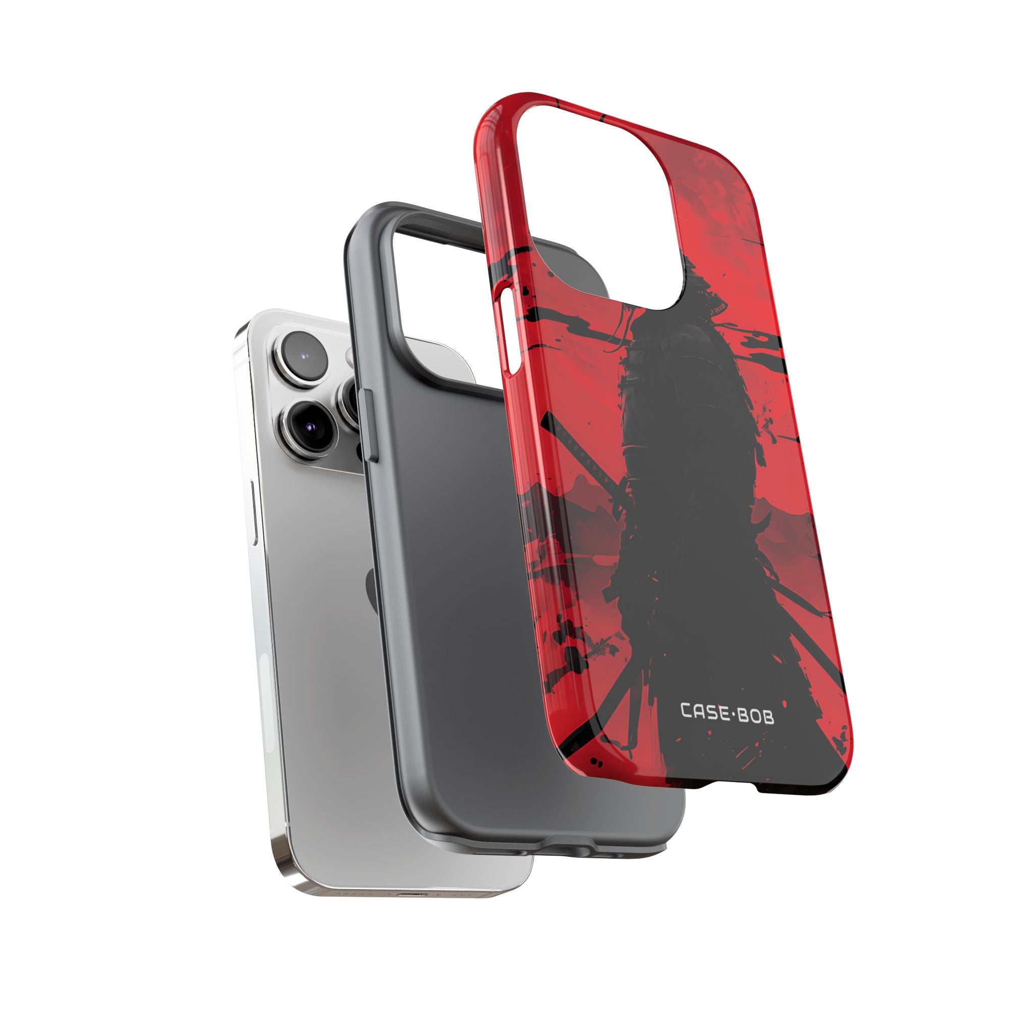 Crimson Samurai iPhone 14 Pro Case - Tough