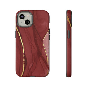 Dark Red - Protective Phone Case