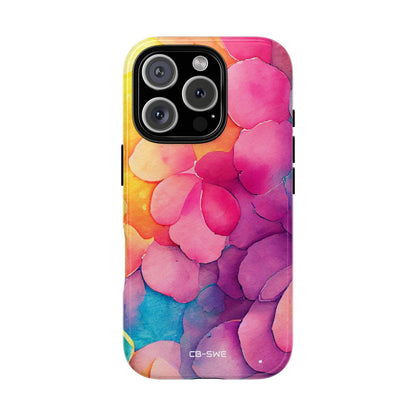 Vibrant Petal Fusion - iPhone Case