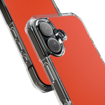 Orange Red iPhone 16 - Clear Impact Phone Case