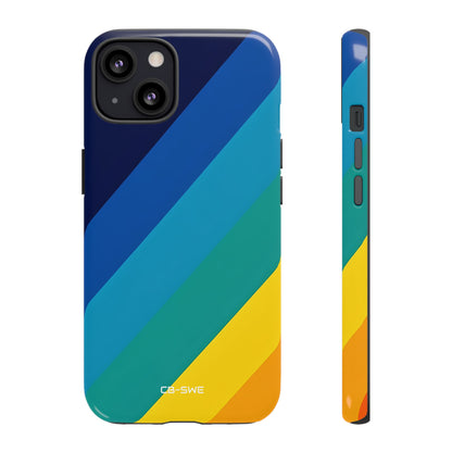 Diagonal Color Spectrum - iPhone Case