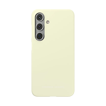 Light Yellow Samsung S24 - Slim Phone Case